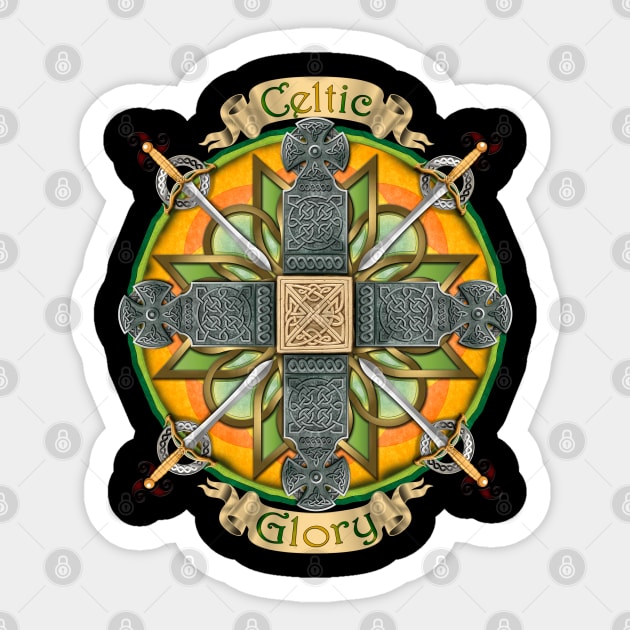 Celtic Glory Sticker by Peter Awax